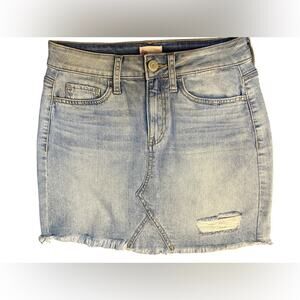SO Light Blue Denim Mini Skirt size 7